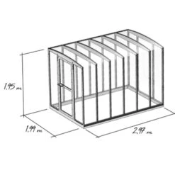 Serre De Jardin En Bois De Mélèze Ulysse 6m² - HELIO -Jardin Serre Boutique serre de jardin en bois de meleze ulysse 6m helio 3