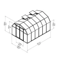 Serre De Jardin En PVC Et Polycarbonate 10,40m² Hobby Gardener – Canopia By Palram 14 Serre De Jardin En PVC Et Polycarbonate 10,40m² Hobby Gardener – Canopia By Palram -Jardin Serre Boutique serre de jardin en pvc et polycarbonate 1040m hobby gardener rion 1