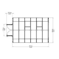 Serre De Jardin En PVC Et Polycarbonate 10,40m² Hobby Gardener – Canopia By Palram 15 Serre De Jardin En PVC Et Polycarbonate 10,40m² Hobby Gardener – Canopia By Palram -Jardin Serre Boutique serre de jardin en pvc et polycarbonate 1040m hobby gardener rion 2