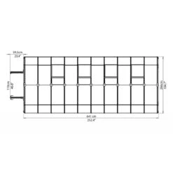 Serre De Jardin En PVC Et Polycarbonate 17,05m² Hobby Gardener – Canopia By Palram -Jardin Serre Boutique serre de jardin en pvc et polycarbonate 1705m hobby gardener rion 2