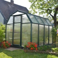 Serre De Jardin En PVC Et Polycarbonate 5,36m² Eco Grow – Canopia By Palram -Jardin Serre Boutique serre de jardin en pvc et polycarbonate 536m eco grow rion 1