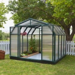 Serre De Jardin En PVC Et Polycarbonate 7,07m² Hobby Gardener – Canopia By Palram -Jardin Serre Boutique serre de jardin en pvc et polycarbonate 707m hobby gardener rion 1