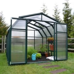 Serre De Jardin En PVC Et Polycarbonate 7,07m² Hobby Gardener – Canopia By Palram -Jardin Serre Boutique serre de jardin en pvc et polycarbonate 707m hobby gardener rion 7