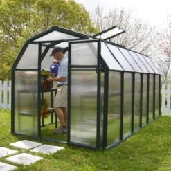 Serre De Jardin En PVC Et Polycarbonate 7,89m² Eco Grow – Canopia By Palram -Jardin Serre Boutique serre de jardin en pvc et polycarbonate 789m eco grow rion 1