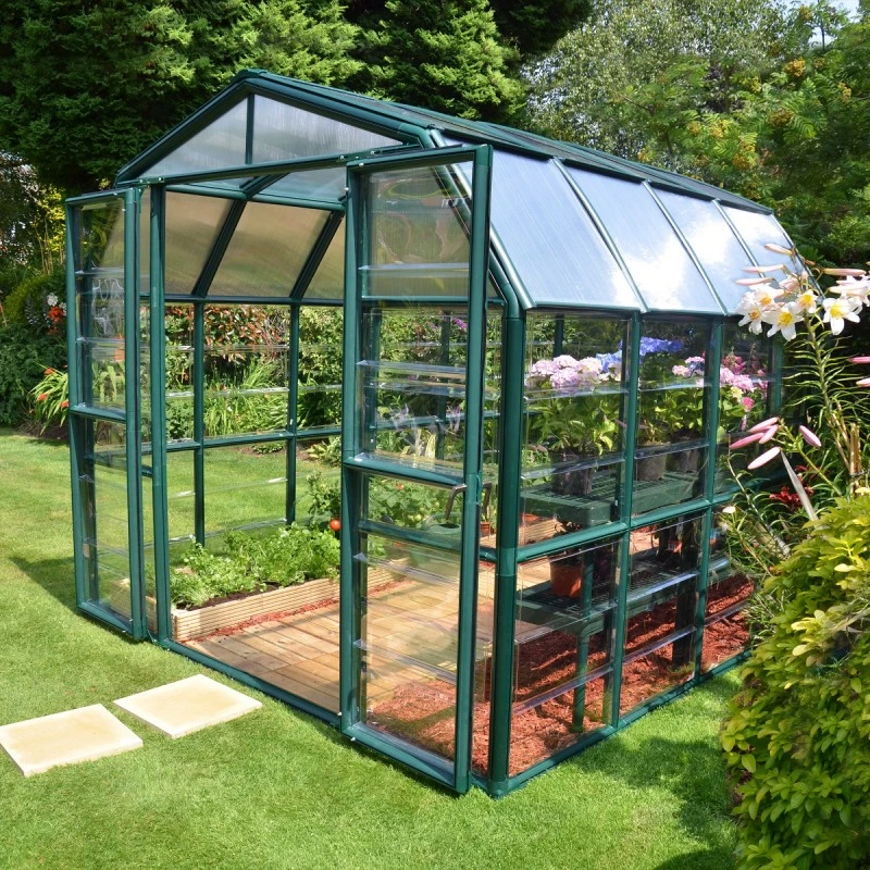 Serre De Jardin En PVC Et Polycarbonate 7m² Grand Gardener – Canopia By Palram 4 Serre De Jardin En PVC Et Polycarbonate 7m² Grand Gardener – Canopia By Palram – Image 2