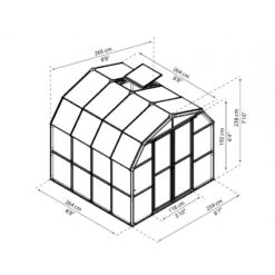 Serre De Jardin En PVC Et Polycarbonate 7m² Grand Gardener – Canopia By Palram 13 Serre De Jardin En PVC Et Polycarbonate 7m² Grand Gardener – Canopia By Palram -Jardin Serre Boutique serre de jardin en pvc et polycarbonate 7m grand gardener canopia by palram 2