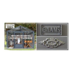 Serre De Jardin ESSENTIA 18,70m² En Aluminium Naturel Et Verre Trempé 4mm + Embase Incluse - Lams -Jardin Serre Boutique serre de jardin essentia 1870m en aluminium naturel et verre trempe 4mm embase incluse lams 10