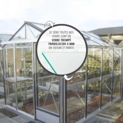 Serre De Jardin ESSENTIA 7,3m² En Aluminium Naturel Et Verre Trempé 4mm + Embase Incluse - Lams 20 Serre De Jardin ESSENTIA 7,3m² En Aluminium Naturel Et Verre Trempé 4mm + Embase Incluse - Lams -Jardin Serre Boutique serre de jardin essentia 73m en aluminium naturel et verre trempe 4mm embase incluse lams 1
