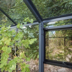 Serre De Jardin Grand Oase 25,6m² En Aluminium Noir Et Verre Trempé 3mm - Juliana -Jardin Serre Boutique serre de jardin grand oase 256m en aluminium noir et verre trempe 3mm juliana 7