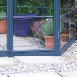 Serre De Jardin Hexagonale En Alu Et Polycarbonate 5,26m² Oasis™ Grey – Canopia -Jardin Serre Boutique serre de jardin hexagonale en alu et polycarbonate 526m oasis grey canopia 14