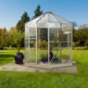 Serre De Jardin Hexagonale Hera 4,5m² En Aluminium Anodisé Et Vitrage Combiné - Vitavia -Jardin Serre Boutique serre de jardin hexagonale hera 45m en aluminium anodise et vitrage combine vitavia