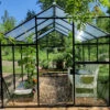 Serre De Jardin Hybrid 6,5m² Anthracite En Verre Trempé Et Polycarbonate Sanus L7 - Gampre 2 Serre De Jardin Hybrid 6,5m² Anthracite En Verre Trempé Et Polycarbonate Sanus L7 - Gampre -Jardin Serre Boutique serre de jardin hybrid 65m anthracite en verre trempe et polycarbonate sanus l7 gampre