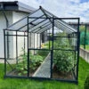 Serre De Jardin Hybrid 9,8m² Anthracite En Verre Trempé Et Polycarbonate Sanus UP! L10 - Gampre 1 Serre De Jardin Hybrid 9,8m² Anthracite En Verre Trempé Et Polycarbonate Sanus UP! L10 - Gampre -Jardin Serre Boutique serre de jardin hybrid 98m anthracite en verre trempe et polycarbonate sanus up l10 gampre