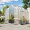 Serre De Jardin Jupiter 6,7m² En Alu Anodisé Et Polycarbonate 6mm - Vitavia -Jardin Serre Boutique serre de jardin jupiter 67m en alu anodise et polycarbonate 6mm vitavia