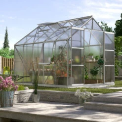 Serre De Jardin Jupiter 8,3m² En Alu Anodisé Et Polycarbonate 6mm - Vitavia -Jardin Serre Boutique serre de jardin jupiter 83m en alu anodise et polycarbonate 6mm vitavia 1