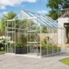 Serre De Jardin Jupiter 8,3m² En Alu Anodisé Et Verre De Sécurité 3mm - Vitavia -Jardin Serre Boutique serre de jardin jupiter 83m en alu anodise et verre de securite 3mm vitavia