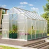 Serre De Jardin Jupiter 9,9m² En Alu Anodisé Et Polycarbonate 6mm - Vitavia 2 Serre De Jardin Jupiter 9,9m² En Alu Anodisé Et Polycarbonate 6mm - Vitavia -Jardin Serre Boutique serre de jardin jupiter 99m en alu anodise et polycarbonate 6mm vitavia