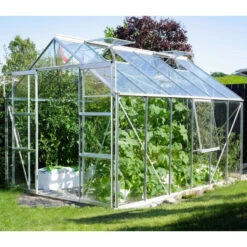 Serre De Jardin Jupiter 9,9m² En Alu Anodisé Et Verre De Sécurité 3mm - Vitavia -Jardin Serre Boutique serre de jardin jupiter 99m en alu anodise et verre de securite 3mm vitavia 1