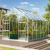 Serre De Jardin Jupiter 9,9m² En Alu Anodisé Et Verre De Sécurité 3mm - Vitavia -Jardin Serre Boutique serre de jardin jupiter 99m en alu anodise et verre de securite 3mm vitavia