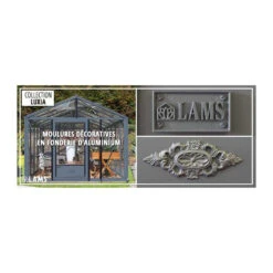 Serre De Jardin LUXIA 12,50m² En Aluminium Naturel Et Verre Trempé 4mm + Embase Incluse - Lams -Jardin Serre Boutique serre de jardin luxia 1250m en aluminium naturel et verre trempe 4mm embase incluse lams 7