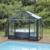 Serre De Jardin LUXIA 4,90m² En Aluminium Laqué Et Verre Trempé 4mm + Embase Incluse - Lams 1 Serre De Jardin LUXIA 4,90m² En Aluminium Laqué Et Verre Trempé 4mm + Embase Incluse - Lams -Jardin Serre Boutique serre de jardin luxia 490m en aluminium laque et verre trempe 4mm embase incluse lams