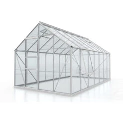 Serre De Jardin Meridian1 11,5m² En Aluminium Anodisé Et Verre De Sécurité 3mm – Vitavia -Jardin Serre Boutique serre de jardin meridian1 115m en aluminium anodise et verre de securite 3mm vitavia 1 1