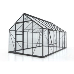 Serre De Jardin Meridian1 11,5m² En Aluminium Noir Et Verre De Sécurité 3mm – Vitavia 6 Serre De Jardin Meridian1 11,5m² En Aluminium Noir Et Verre De Sécurité 3mm – Vitavia -Jardin Serre Boutique serre de jardin meridian1 115m en aluminium noir et verre de securite 3mm vitavia 1 1