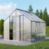 Serre De Jardin Meridian1 6,7m² En Aluminium Anodisé Et Polycarbonate 6mm – Vitavia -Jardin Serre Boutique serre de jardin meridian1 67m en aluminium anodise et polycarbonate 6mm vitavia