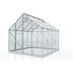 Serre De Jardin Meridian1 6,7m² En Aluminium Anodisé Et Verre De Sécurité 3mm – Vitavia -Jardin Serre Boutique serre de jardin meridian1 67m en aluminium anodise et verre de securite 3mm vitavia 1 1