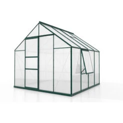 Serre De Jardin Meridian1 6,7m² En Aluminium émeraude Et Polycarbonate 4mm – Vitavia -Jardin Serre Boutique serre de jardin meridian1 67m en aluminium emeraude et polycarbonate 4mm vitavia 1 1