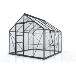 Serre De Jardin Meridian1 6,7m² En Aluminium Noir Et Verre De Sécurité 3mm – Vitavia 6 Serre De Jardin Meridian1 6,7m² En Aluminium Noir Et Verre De Sécurité 3mm – Vitavia -Jardin Serre Boutique serre de jardin meridian1 67m en aluminium noir et verre de securite 3mm vitavia 1 1