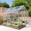 Serre De Jardin Meridian1 8,3m² En Aluminium Anodisé Et Verre De Sécurité 3mm – Vitavia -Jardin Serre Boutique serre de jardin meridian1 83m en aluminium anodise et verre de securite 3mm vitavia