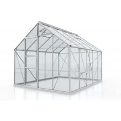 Serre De Jardin Meridian1 8,3m² En Aluminium Anodisé Et Verre De Sécurité 3mm – Vitavia -Jardin Serre Boutique serre de jardin meridian1 83m en aluminium anodise et verre de securite 3mm vitavia 1 3