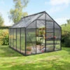 Serre De Jardin Meridian1 8,3m² En Aluminium Noir Et Polycarbonate 6mm – Vitavia -Jardin Serre Boutique serre de jardin meridian1 83m en aluminium noir et polycarbonate 6mm vitavia
