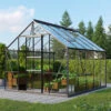 Serre De Jardin Meridian1 8,3m² En Aluminium Noir Et Verre De Sécurité 3mm – Vitavia