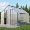 Serre De Jardin Meridian1 9,9m² En Aluminium Anodisé Et Polycarbonate 4mm – Vitavia -Jardin Serre Boutique serre de jardin meridian1 99m en aluminium anodise et polycarbonate 4mm vitavia