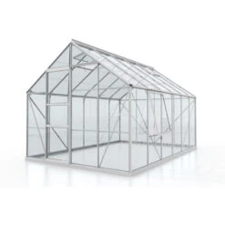 Serre De Jardin Meridian1 9,9m² En Aluminium Anodisé Et Verre De Sécurité 3mm – Vitavia -Jardin Serre Boutique serre de jardin meridian1 99m en aluminium anodise et verre de securite 3mm vitavia 1 1