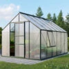 Serre De Jardin Meridian1 9,9m² En Aluminium émeraude Et Polycarbonate 6mm – Vitavia -Jardin Serre Boutique serre de jardin meridian1 99m en aluminium emeraude et polycarbonate 6mm vitavia