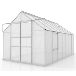 Serre De Jardin Meridian2 11,5m² En Aluminium Anodisé Et Polycarbonate 4mm – Vitavia -Jardin Serre Boutique serre de jardin meridian2 115m en aluminium anodise et polycarbonate 4mm vitavia 1