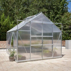 Serre De Jardin Meridian2 6,7m² En Aluminium Anodisé Et Polycarbonate 4mm – Vitavia -Jardin Serre Boutique serre de jardin meridian2 67m en aluminium anodise et polycarbonate 4mm vitavia 1