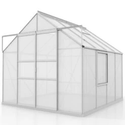Serre De Jardin Meridian2 6,7m² En Aluminium Anodisé Et Polycarbonate 6mm – Vitavia -Jardin Serre Boutique serre de jardin meridian2 67m en aluminium anodise et polycarbonate 6mm vitavia 2