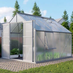 Serre De Jardin Meridian2 8,3m² En Aluminium Anodisé Et Polycarbonate 6mm – Vitavia 11 Serre De Jardin Meridian2 8,3m² En Aluminium Anodisé Et Polycarbonate 6mm – Vitavia -Jardin Serre Boutique serre de jardin meridian2 83m en aluminium anodise et polycarbonate 6mm vitavia 4