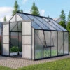 Serre De Jardin Meridian2 8,3m² En Aluminium Noir Et Polycarbonate 4mm – Vitavia -Jardin Serre Boutique serre de jardin meridian2 83m en aluminium noir et polycarbonate 4mm vitavia