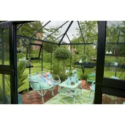 Serre De Jardin Oase 13,54m² Anthracite En Verre Trempé 3mm - Juliana -Jardin Serre Boutique serre de jardin oase 1354m anthracite en verre trempe 3mm juliana 14