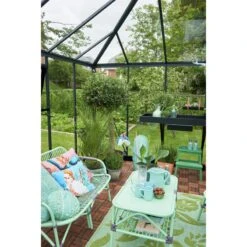 Serre De Jardin Oase 13,54m² Anthracite En Verre Trempé 3mm - Juliana -Jardin Serre Boutique serre de jardin oase 1354m anthracite en verre trempe 3mm juliana 16