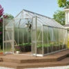 Serre De Jardin Olymp 11,5m² En Alu Anodisé Et Polycarbonate 4mm - Vitavia -Jardin Serre Boutique serre de jardin olymp 115m en alu anodise et polycarbonate 4mm vitavia