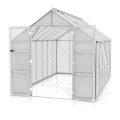 Serre De Jardin Olymp 11,5m² En Alu Anodisé Et Polycarbonate 4mm - Vitavia -Jardin Serre Boutique serre de jardin olymp 115m en alu anodise et polycarbonate 4mm vitavia 2