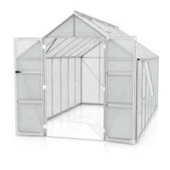 Serre De Jardin Olymp 11,5m² En Alu Anodisé Et Polycarbonate 6mm - Vitavia -Jardin Serre Boutique serre de jardin olymp 115m en alu anodise et polycarbonate 6mm vitavia 2