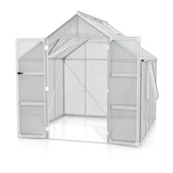Serre De Jardin Olymp 6,7m² En Alu Anodisé Et Polycarbonate 6mm - Vitavia -Jardin Serre Boutique serre de jardin olymp 67m en alu anodise et polycarbonate 6mm vitavia 2