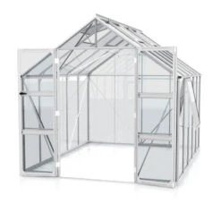 Serre De Jardin Olymp 8,3m² En Alu Anodisé Et Verre De Sécurité 3mm - Vitavia -Jardin Serre Boutique serre de jardin olymp 83m en alu anodise et verre de securite 3mm vitavia 2